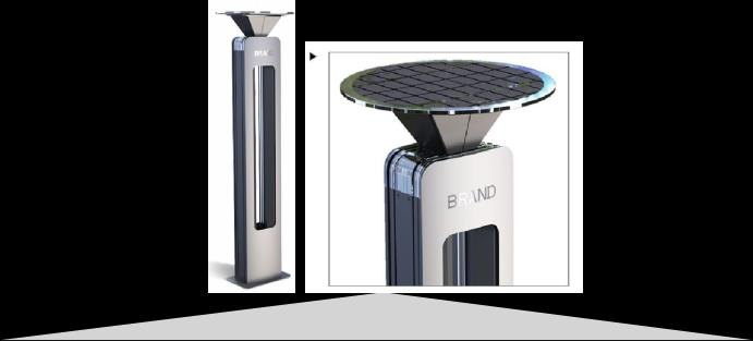 Decorative solar garden light SGL-06